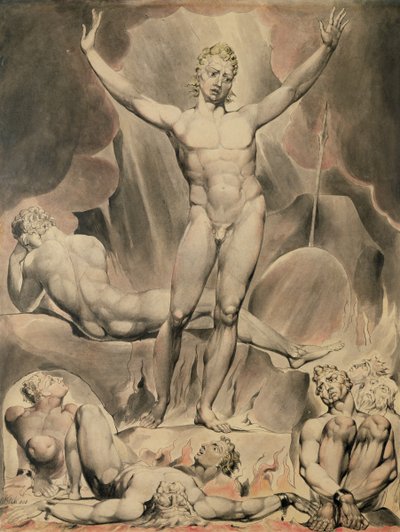 Satan Arousing the Rebel Angels by William Blake